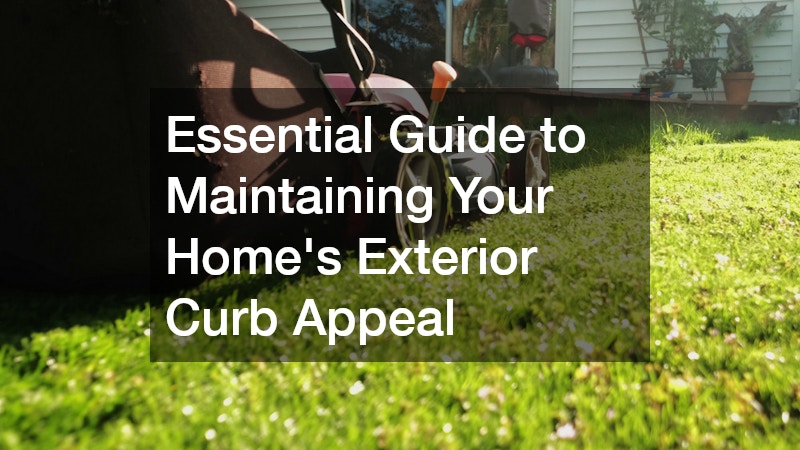 Essential Guide to Maintaining Your Homes Exterior Curb Appeal